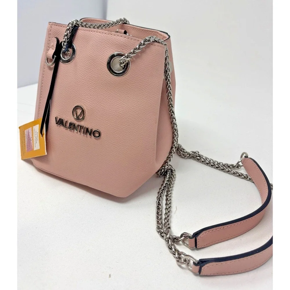 NWT‎ Valentino By Mario Valentino Babou Leather Bucket Bag